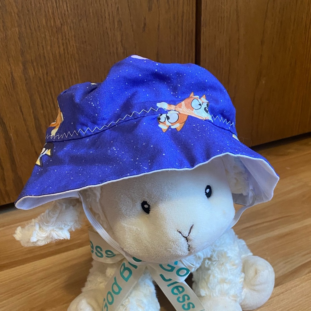 Bluey bucket hat and headband